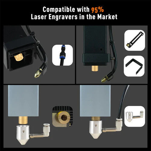 AC 110V / 220V เครื่องฉลากเลเซอร์ ปั๊มช่วยอากาศ 30L/Min Laser Air Assist Kit
