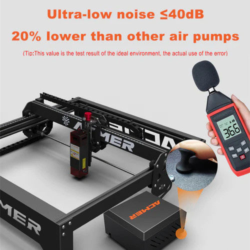 AC 110V / 220V เครื่องฉลากเลเซอร์ ปั๊มช่วยอากาศ 30L/Min Laser Air Assist Kit