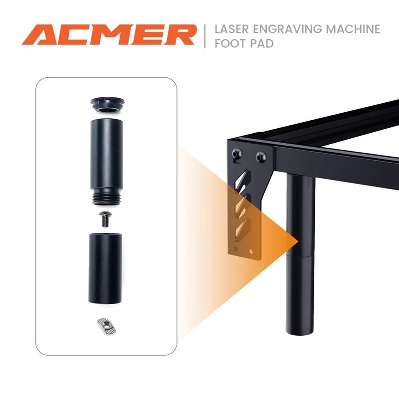 เครื่องฉลากเลเซอร์สําหรับยกโลหะ สีดําสําหรับเครื่องฉลากเลเซอร์ ACMER