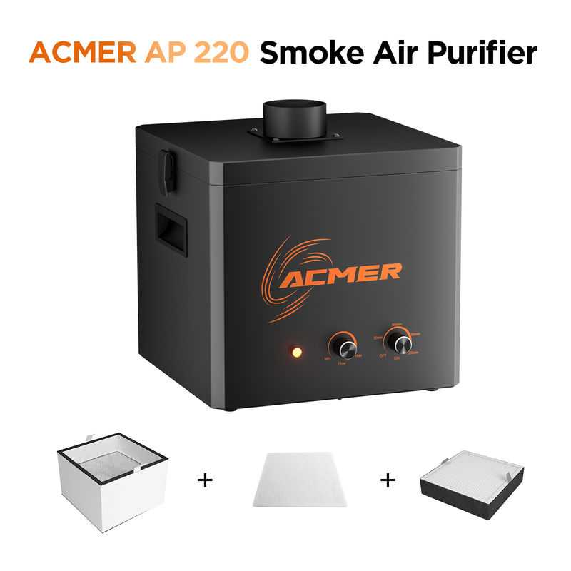 ACMER AP220 เครื่องทําความสะอาดอากาศควัน เครื่องฉลากเลเซอร์